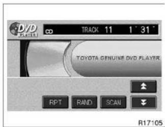 DVD FRYDS CD TRACK 11 1° 31° TOYOTA GENUINE DVD PLAYER RPT RAND SCAN R17:05