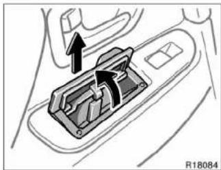 TOYOTA Tundra (2004) - Clock Cigarette lighter and ashtrays - 3
