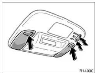 TOYOTA Tundra (2004) - Center interior and personal lights - 2
