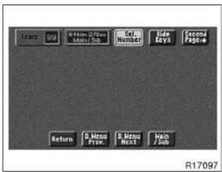 Trace 90 E11am D75mm Main 7.0m Set Number Hide C45s Second Figure Return D. Menu Flow S. Menu Next Main 7.0m R17097