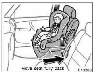 Move seat fully back R13288