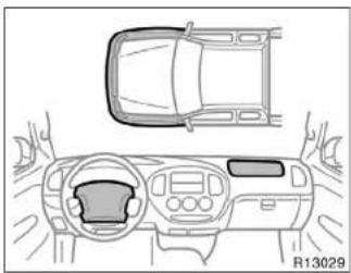 TOYOTA Tundra (2004) - SRS driver airbag and front passenger airbag (double cab models) - 1