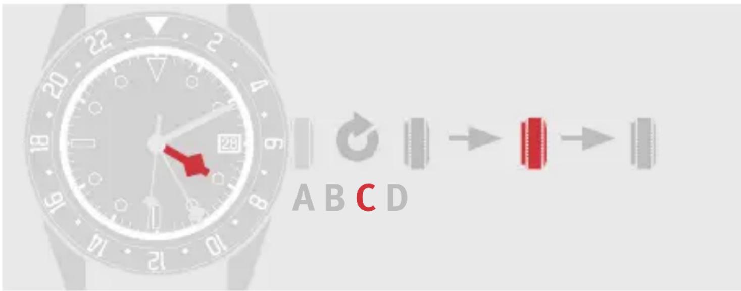 Tudor Black Bay 41 M79540 - EINSTELLEN DER LOKALZEIT [Position C] - 1