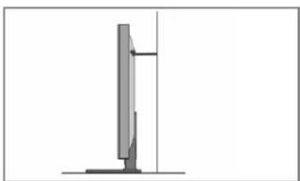 Alba 22/207FDVD - Securing the TV using anti-tip straps - 2