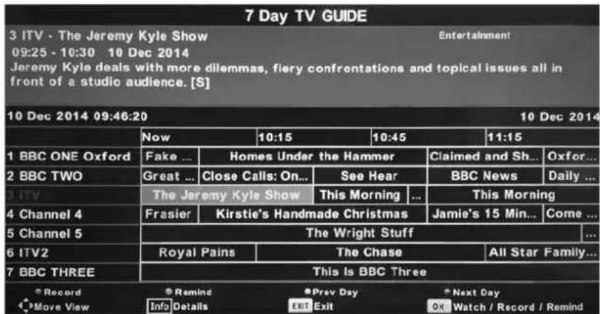 Alba 22/207FDVD - day TV guide and channel list - 1
