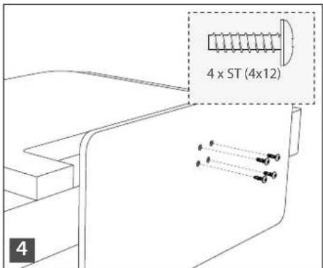 Alba 22/207FDVD - Stand installation - 6