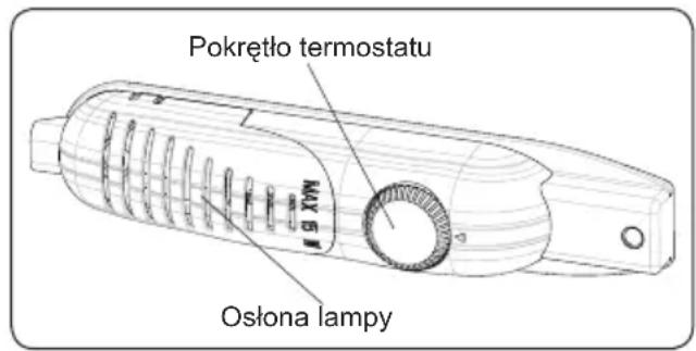 Pokrętło termostatu MIX 61 Ośłona lampy