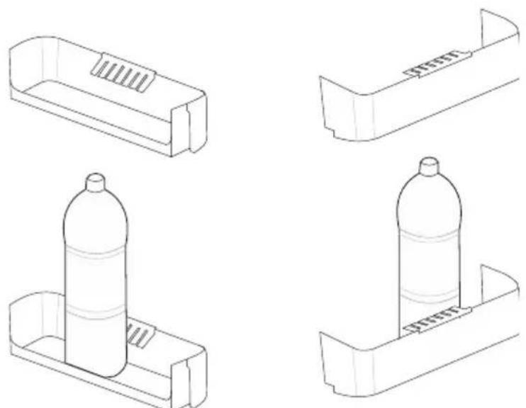 VESTEL VFKS2176 - Bottle holder (Only some models) - 2