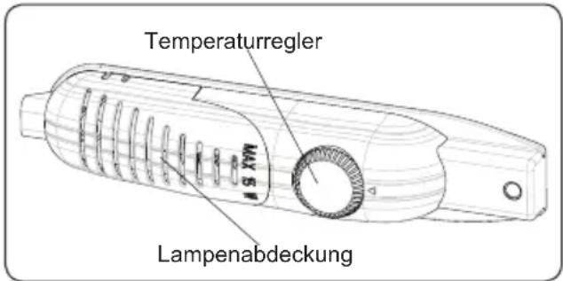 Temperaturregler Max S Lampenabdeckung
