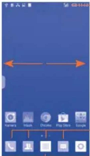 ALCATEL One Touch Hero 2+ - Startbildschirm - 1