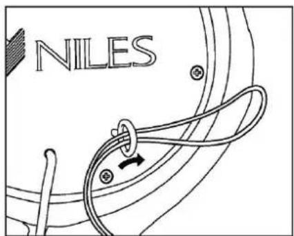 Niles RS5 Pro - Installierung der Sicherheitshalterung und des Kabels. - 2