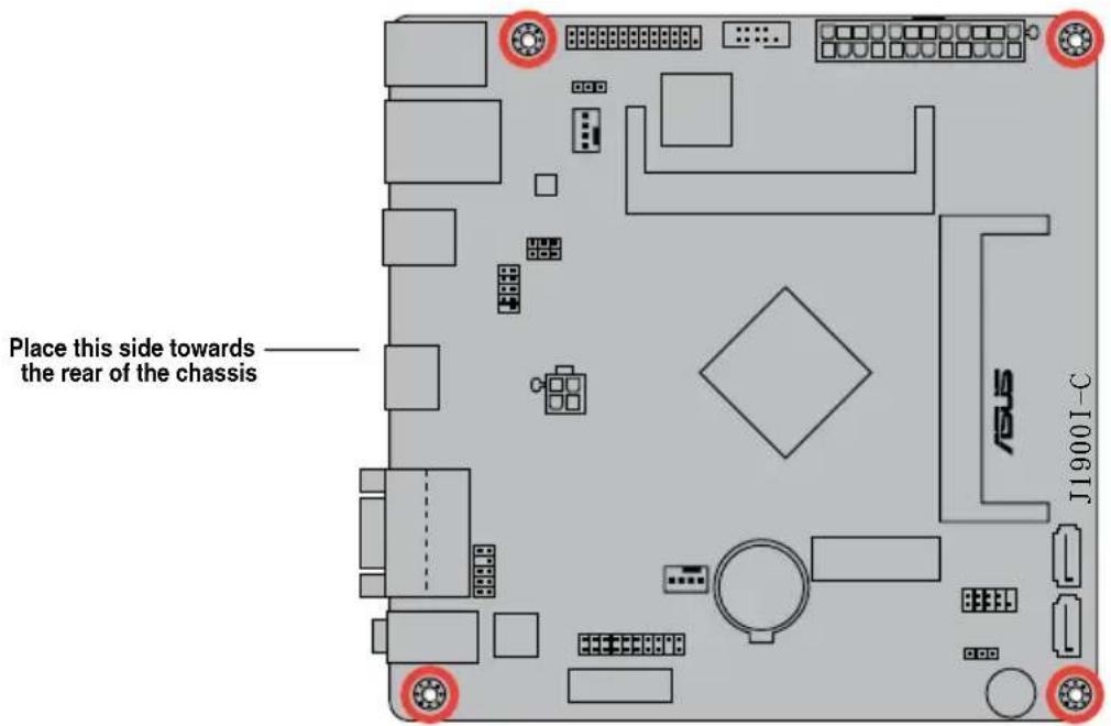 ASUS J1900I-C - Screw holes - 2