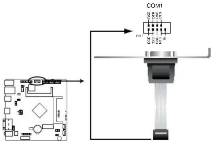 ASUS J1900I-C - Serial port connector (10-1 pin COM1) - 1