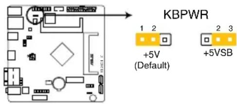ASUS J1900I-C - Keyboard power (3-pin KBPWR) - 1