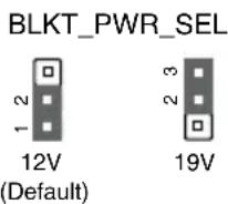 ASUS H110T/CSM - Display panel backlight power selector (3-pin BLKT\_PWR\_SEL) - 1