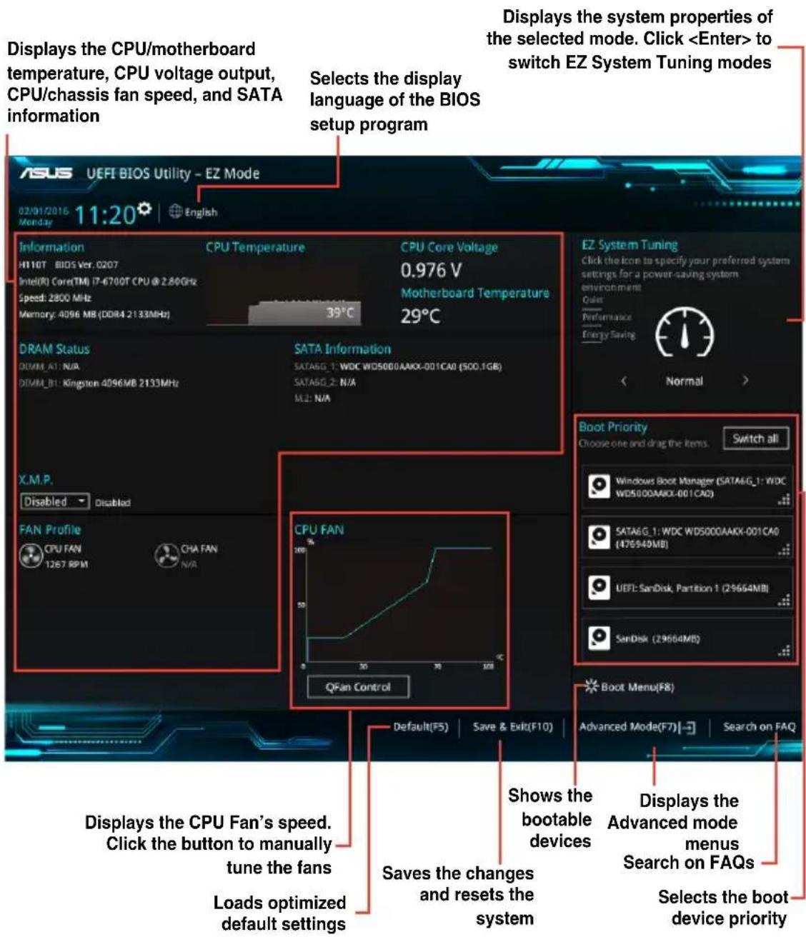 ASUS H110T/CSM - EZ Mode - 2