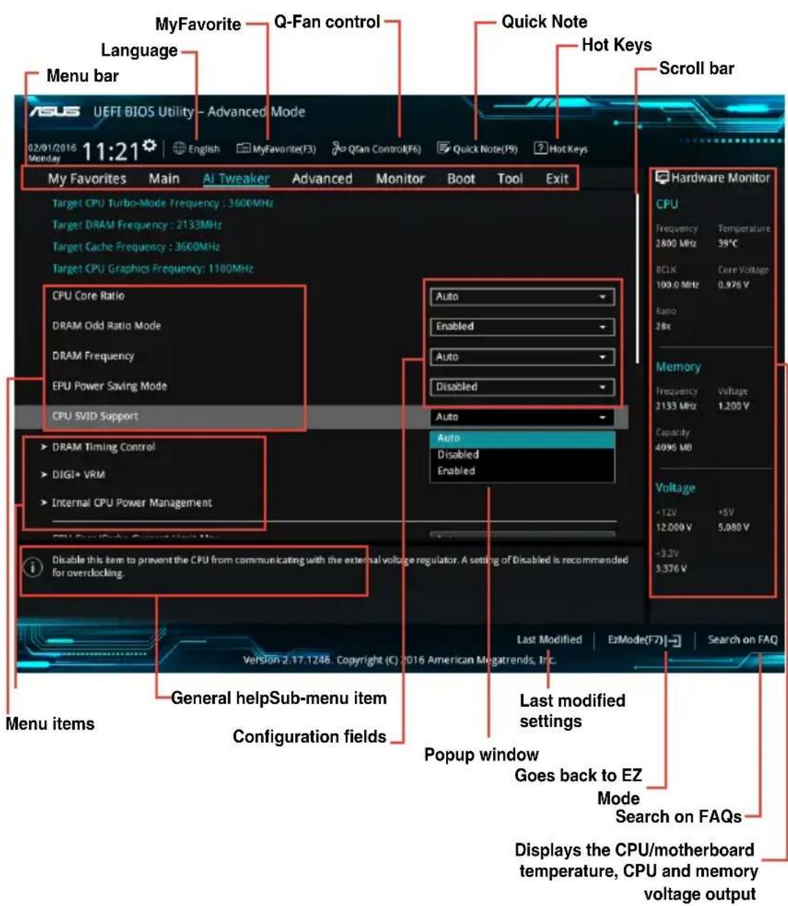 ASUS H110T/CSM - Advanced Mode - 2
