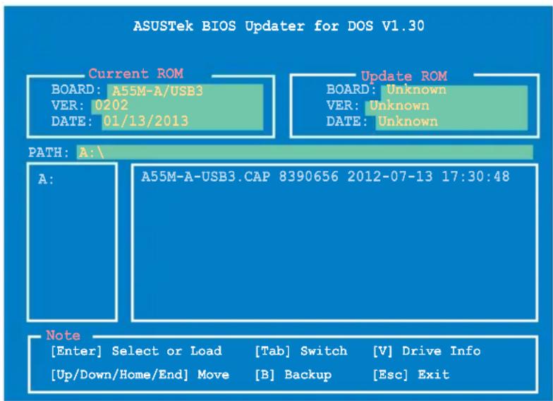 ASUS A55M-A - Updating the BIOS file - 1