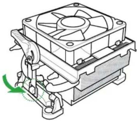ASUS A55M-A - To install the APU heatsink and fan assembly - 2