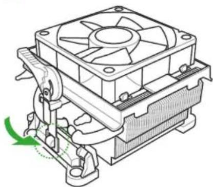 ASUS M5A97 PLUS - To install the APU heatsink and fan assembly - 2