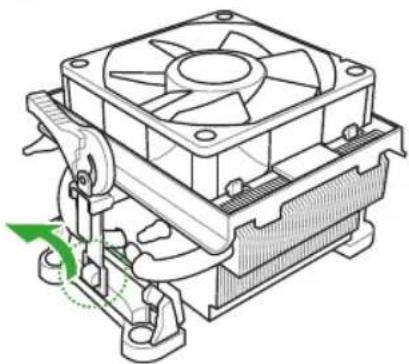 ASUS M5A97 PLUS - To uninstall the APU heatsink and fan assembly - 3
