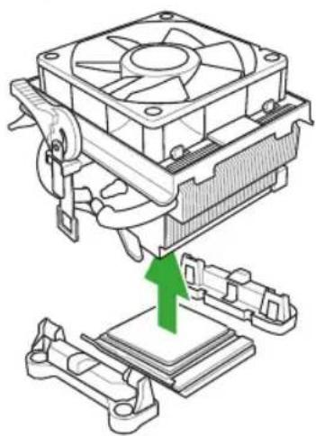 ASUS M5A97 PLUS - To uninstall the APU heatsink and fan assembly - 5