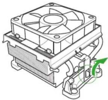 ASUS M5A97 PLUS - To uninstall the APU heatsink and fan assembly - 4