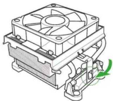 ASUS M5A97 PLUS - To install the APU heatsink and fan assembly - 3