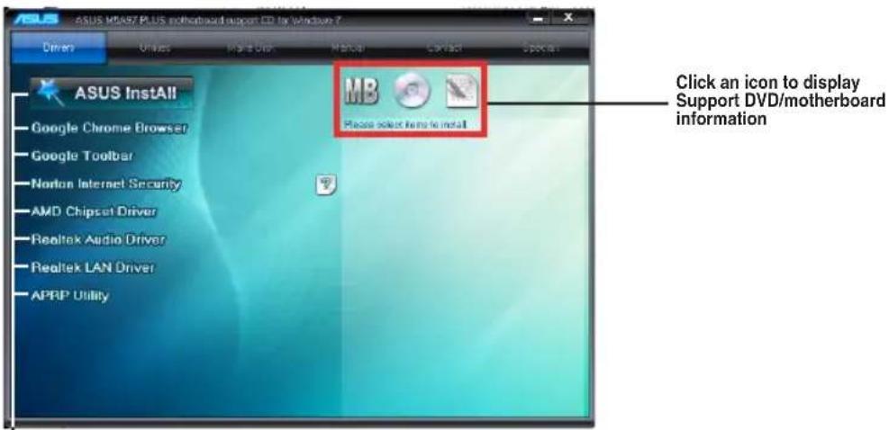 ASUS M5A97 PLUS - To run the Support DVD - 2