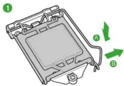ASUS PRIME H310M-C/CSM - Installing the CPU - 2