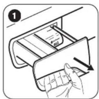 ZANUSSI ZWF01483WR - Cleaning the detergent dispenser - 1