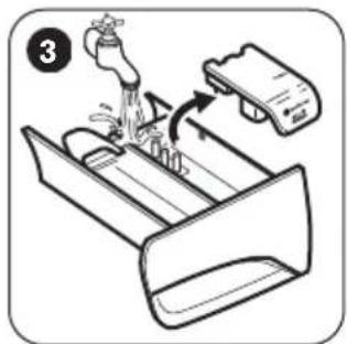 ZANUSSI ZWF01483WR - Cleaning the detergent dispenser - 3