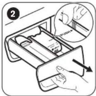 ZANUSSI ZWF01483WR - Cleaning the detergent dispenser - 2