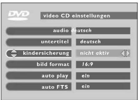 PHILIPS DVD700 - EINSTELLUNGEN - 1
