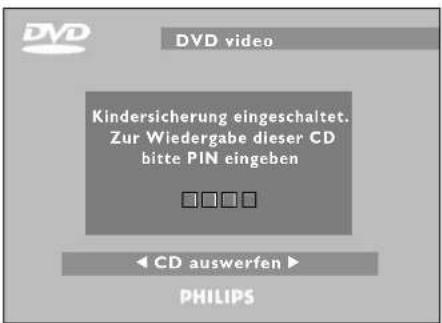 PHILIPS DVD700 - KINDERSICHERUNG - 1