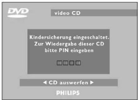 PHILIPS DVD700 - KINDERSICHERUNG - 1