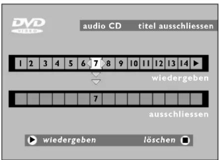PHILIPS DVD700 - Titel abwählen: - 1