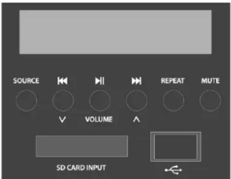 Adastra RM406 - Onboard Multi-Source Audio Player - 1