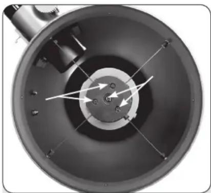 BRESSER Messier AR-102L/1350 EXOS-2/EQ5 - Alignment (Collimation) of the Newtonian Optical System - 2