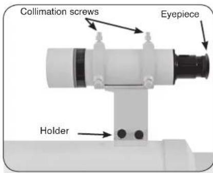 BRESSER Messier AR-102L/1350 EXOS-2/EQ5 - Aligning the Viewfinder - 1