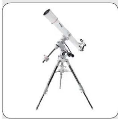 BRESSER Messier AR-102L/1350 EXOS-2/EQ5 - AR-152 s/L Achromatic Refractor with EXOS-2 - 1