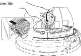 Hanwha PNM-9002VQ - Installation unter Verwendung der senkrechten Fallmethode - 1