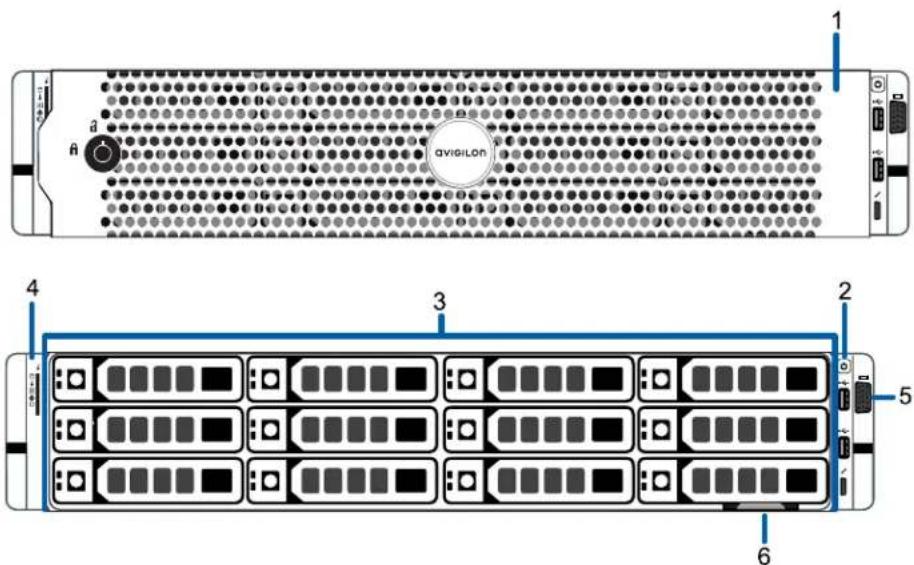 Avigilon NVR4X-STD-32TB-EU - Front View - 1