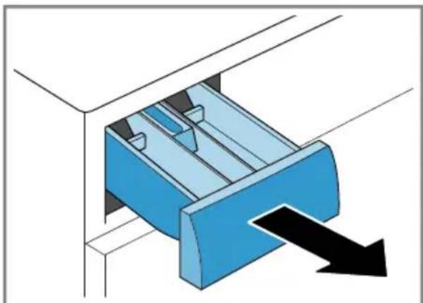 SIEMENS WM14UQ90 - Dosierhilfe für Flüssigwaschmittel einsetzen - 1