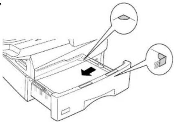 SHARP FO-5700 - Loading paper in the paper cassette - 3
