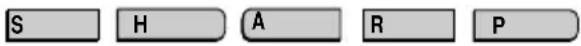 SHARP FO-5700 - Press the 1 key to select SET. - 6