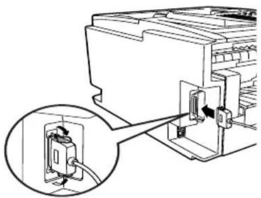SHARP FO-5700 - Connection to a computer (option) - 2