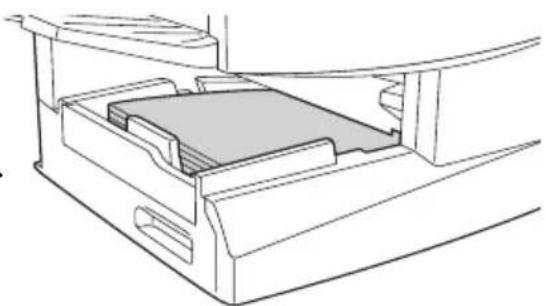 SHARP FO-5700 - Loading paper in the paper tray - 3