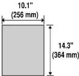 SHARP FO-5700 - Size and weight - 3