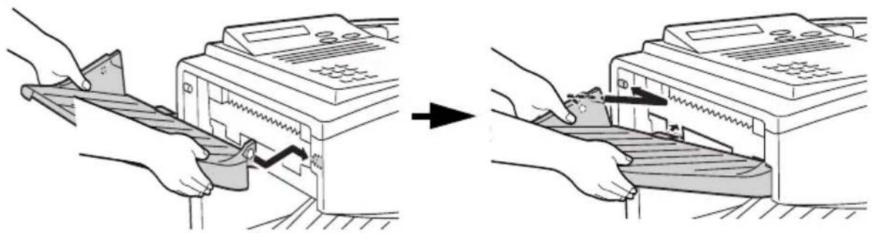 SHARP FO-5700 - Replacing the Verification Stamp - 4